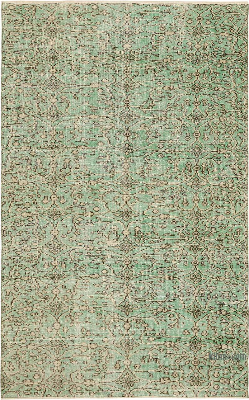 Vintage Turkish Hand-Knotted Rug - 4' 8" x 7' 5" (56" x 89") - K0082674
