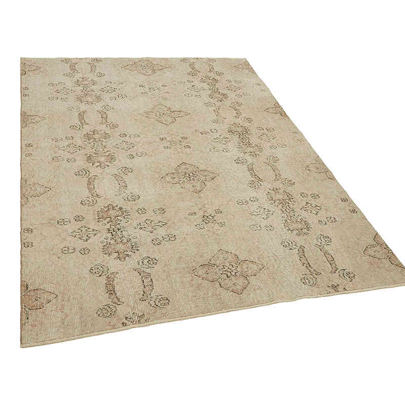 Vintage Turkish Hand-Knotted Rug - 4' 8" x 6' 3" (56" x 75") - K0082678