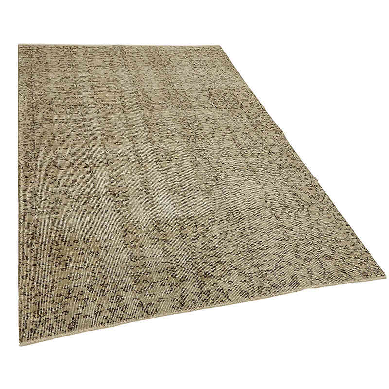 Alfombra Vintage Turca Anudada a Mano - 131 cm x 186 cm - K0082679