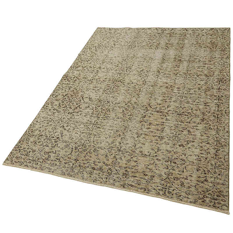Alfombra Vintage Turca Anudada a Mano - 131 cm x 186 cm - K0082679
