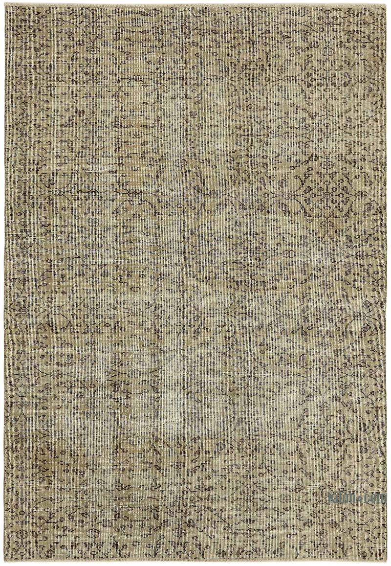 Alfombra Vintage Turca Anudada a Mano - 131 cm x 186 cm - K0082679