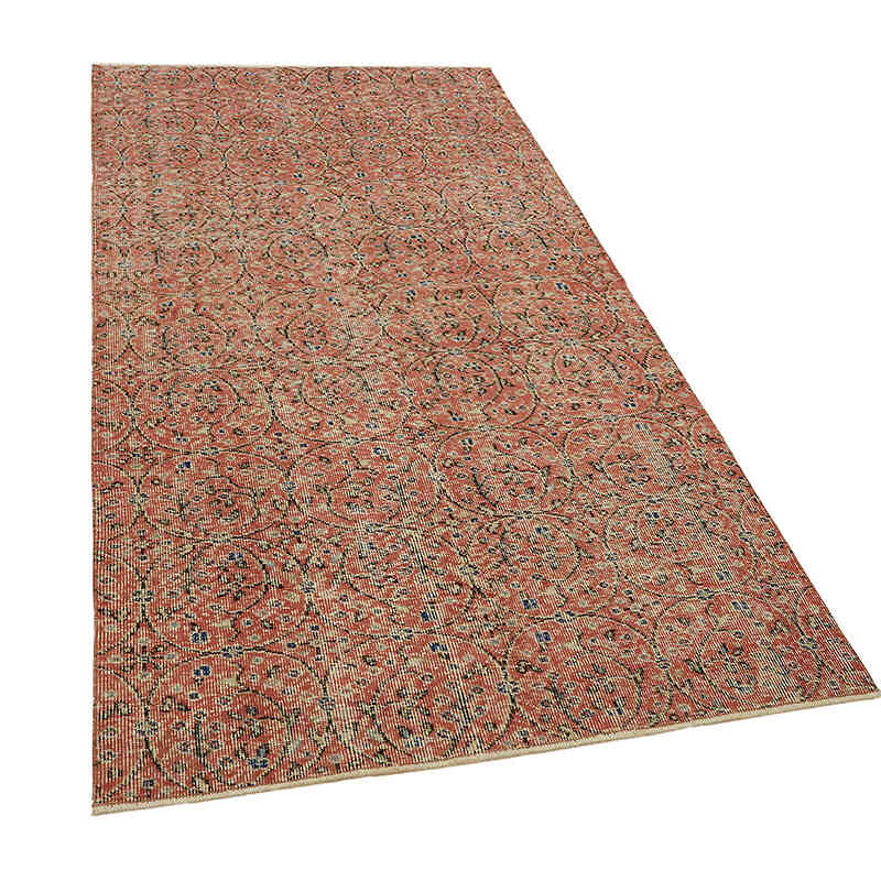 Vintage Turkish Hand-Knotted Rug - 3' 9" x 7' 5" (45" x 89") - K0082680