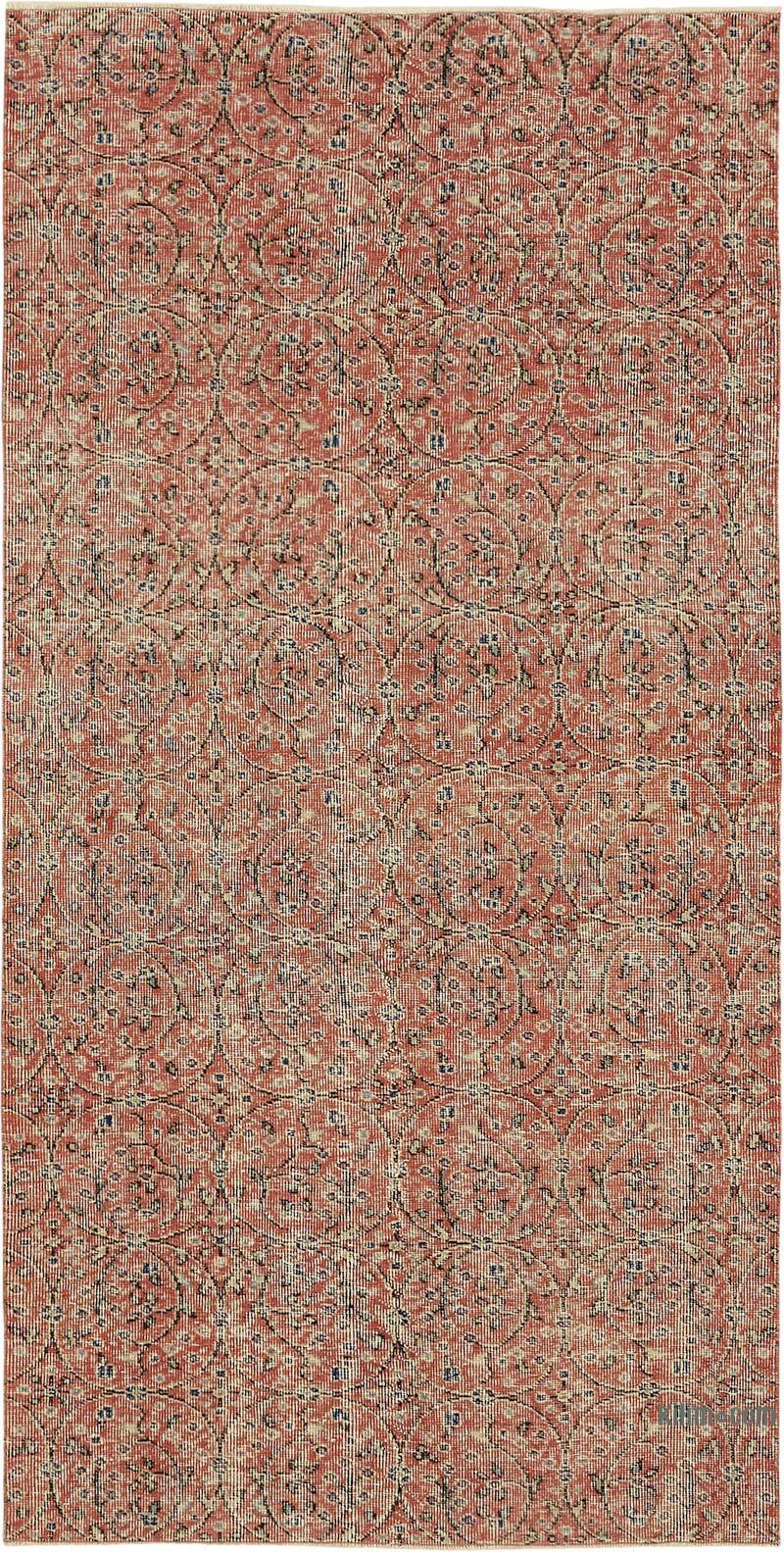 Vintage Turkish Hand-Knotted Rug - 3' 9" x 7' 5" (45" x 89") - K0082680