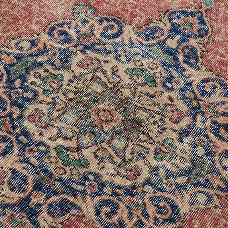 Alfombra Vintage Turca Anudada a Mano - 112 cm x 216 cm - K0082681