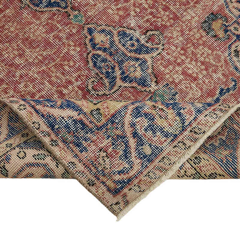 Alfombra Vintage Turca Anudada a Mano - 112 cm x 216 cm - K0082681