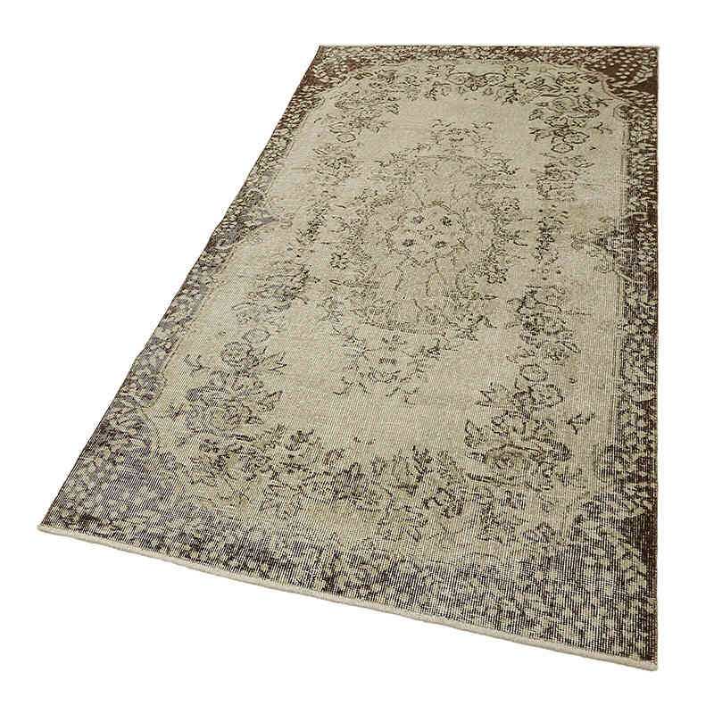 Alfombra Vintage Turca Anudada a Mano - 114 cm x 219 cm - K0082682