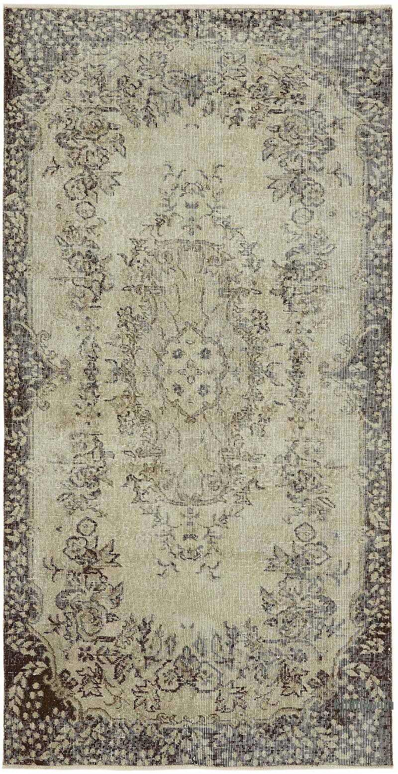 Alfombra Vintage Turca Anudada a Mano - 114 cm x 219 cm - K0082682