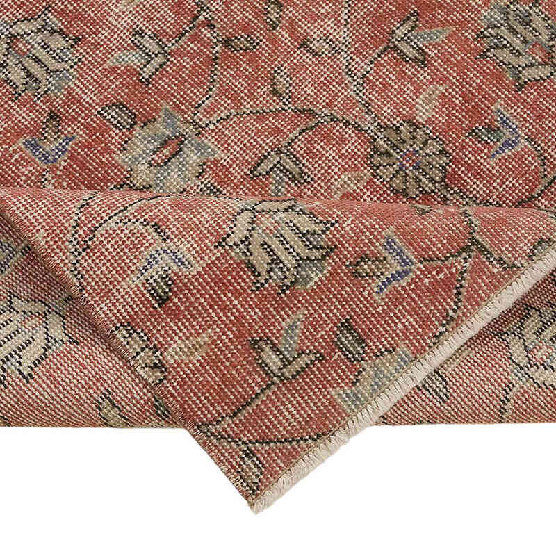Alfombra Vintage Turca Anudada a Mano - 100 cm x 240 cm - K0082684