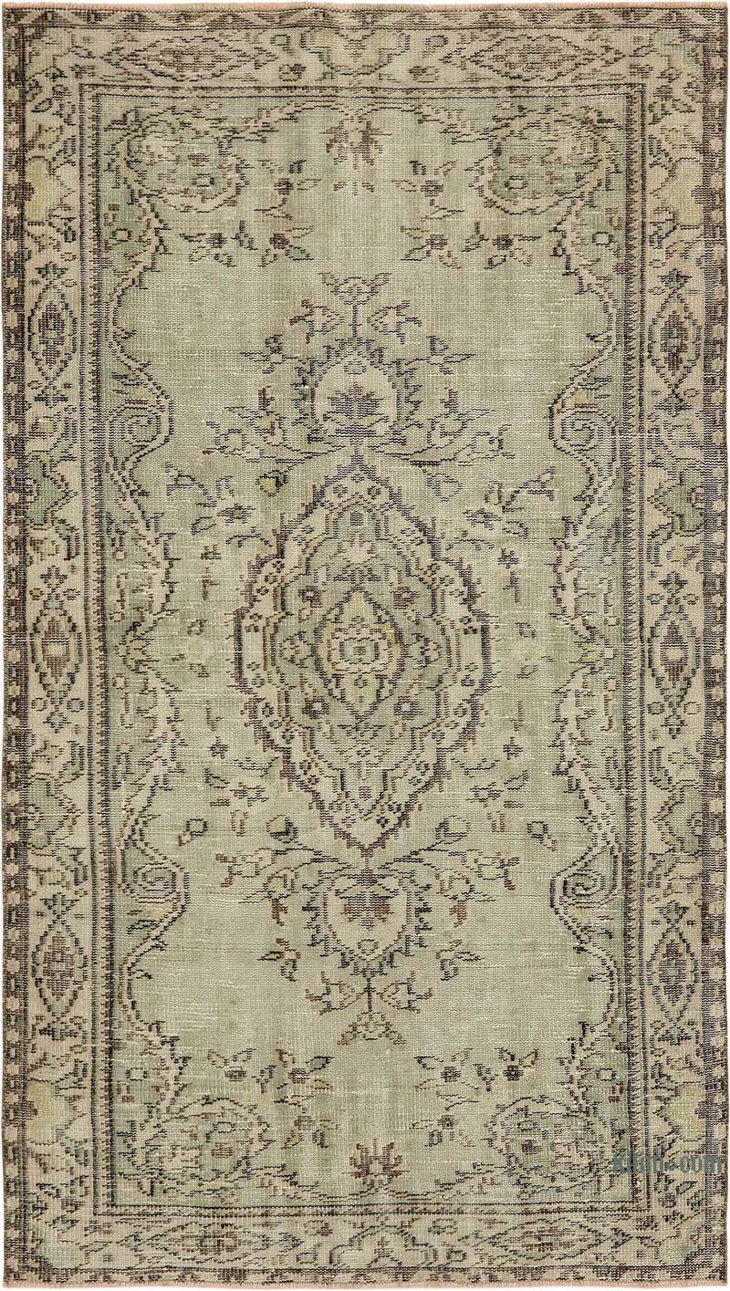 El Dokuma Vintage Halı - 124 cm x 214 cm - K0082688