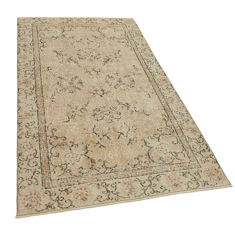 Alfombra Vintage Turca Anudada a Mano - 108 cm x 196 cm - K0082689