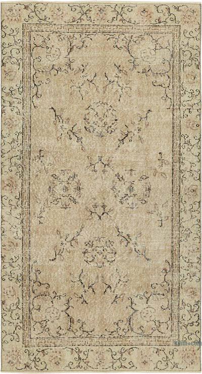 Vintage Turkish Hand-Knotted Rug - 3' 7" x 6' 5" (43" x 77")