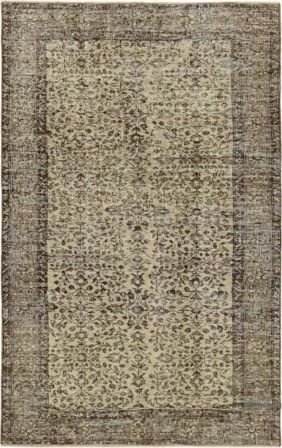 Alfombra Vintage Turca Anudada a Mano - 116 cm x 179 cm