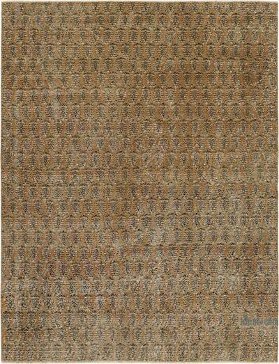 Vintage Turkish Hand-Knotted Rug - 4' 7" x 5' 11" (55" x 71")