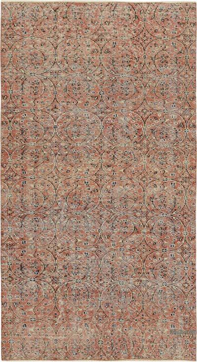 El Dokuma Vintage Halı - 111 cm x 197 cm