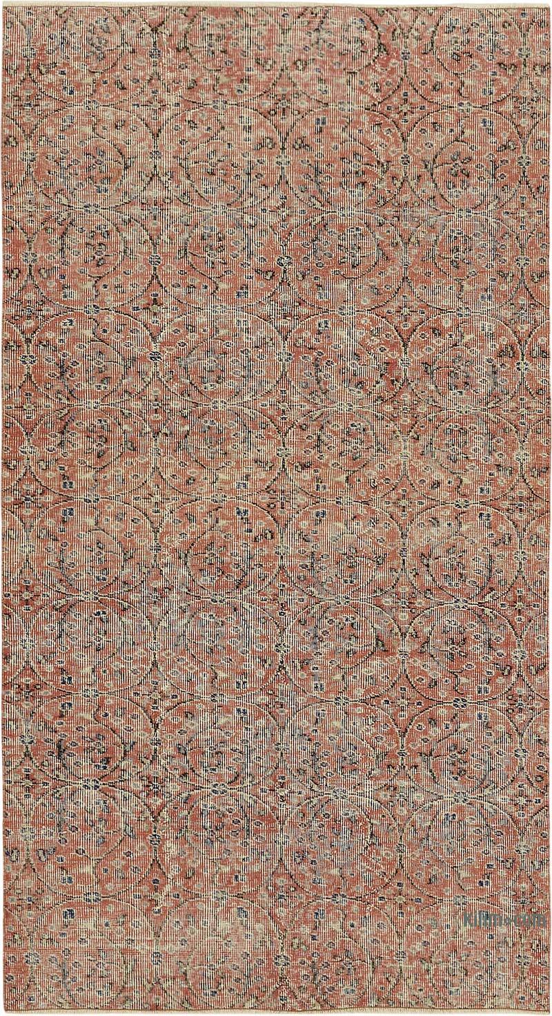 El Dokuma Vintage Halı - 111 cm x 197 cm - K0082692