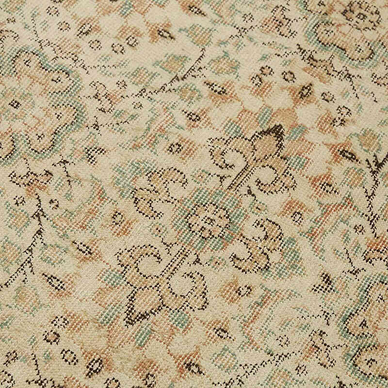 Alfombra Vintage Turca Anudada a Mano - 114 cm x 209 cm - K0082693
