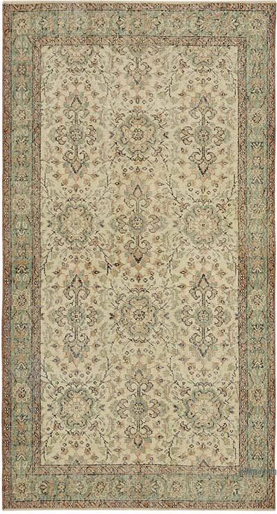 Vintage Turkish Hand-Knotted Rug - 3' 9" x 6' 10" (45" x 82")
