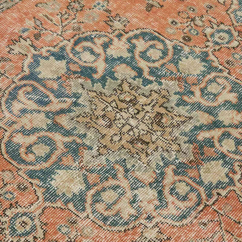 Alfombra Vintage Turca Anudada a Mano - 115 cm x 213 cm - K0082696