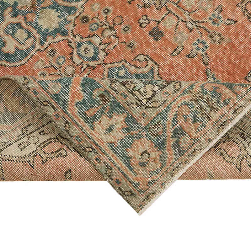 Alfombra Vintage Turca Anudada a Mano - 115 cm x 213 cm - K0082696