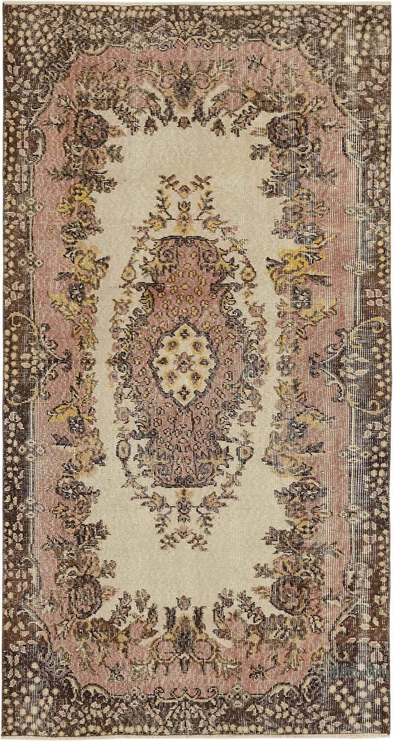 El Dokuma Vintage Halı - 113 cm x 209 cm - K0082697
