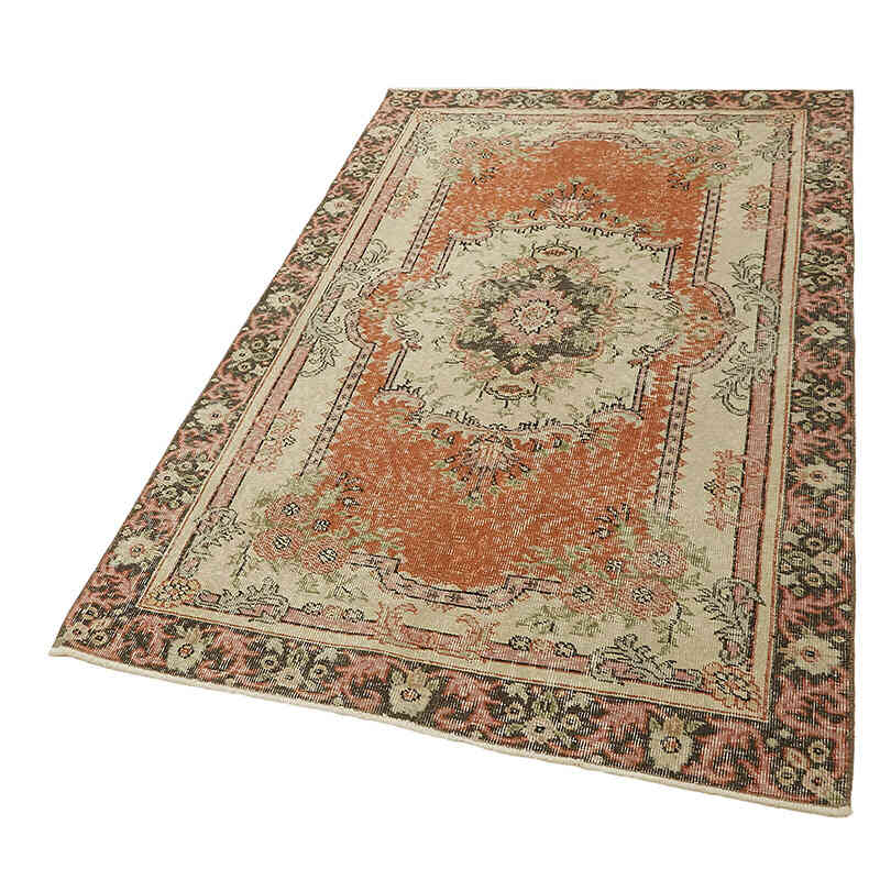 El Dokuma Vintage Halı - 115 cm x 188 cm - K0082698