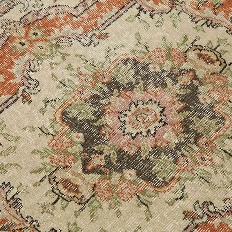 El Dokuma Vintage Halı - 115 cm x 188 cm - K0082698