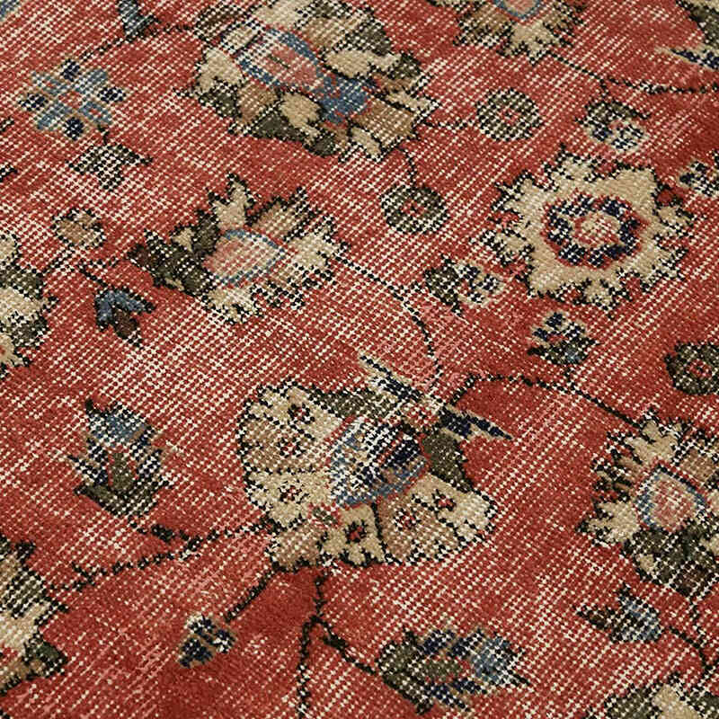 Alfombra Vintage Turca Anudada a Mano - 107 cm x 189 cm - K0082702