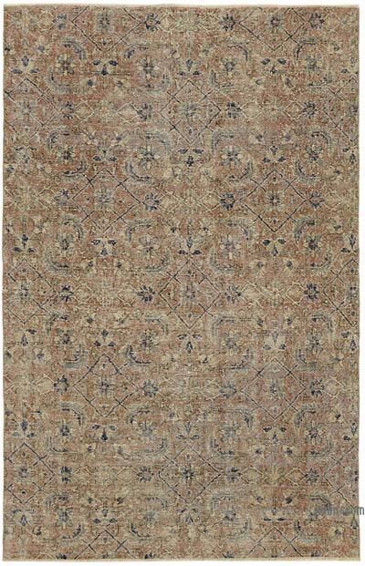 Vintage Turkish Hand-Knotted Rug - 4' 3" x 6' 7" (51" x 79")