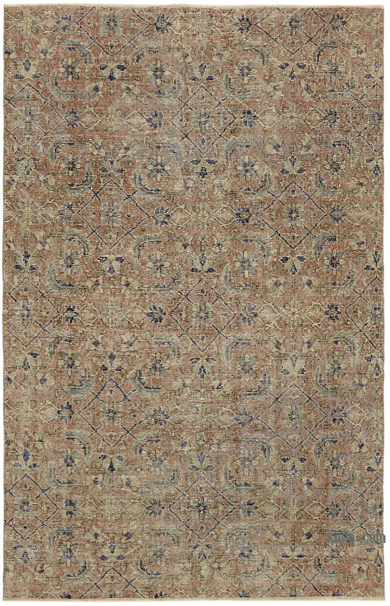 Vintage Turkish Hand-Knotted Rug - 4' 3" x 6' 7" (51" x 79") - K0082703