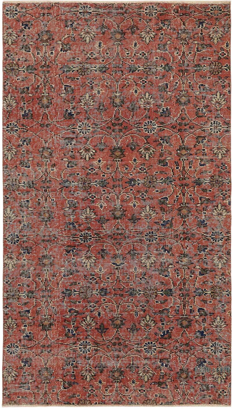 El Dokuma Vintage Halı - 107 cm x 191 cm - K0082704