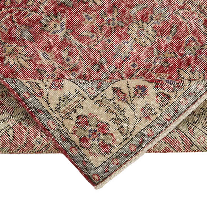 El Dokuma Vintage Halı - 116 cm x 211 cm - K0082705