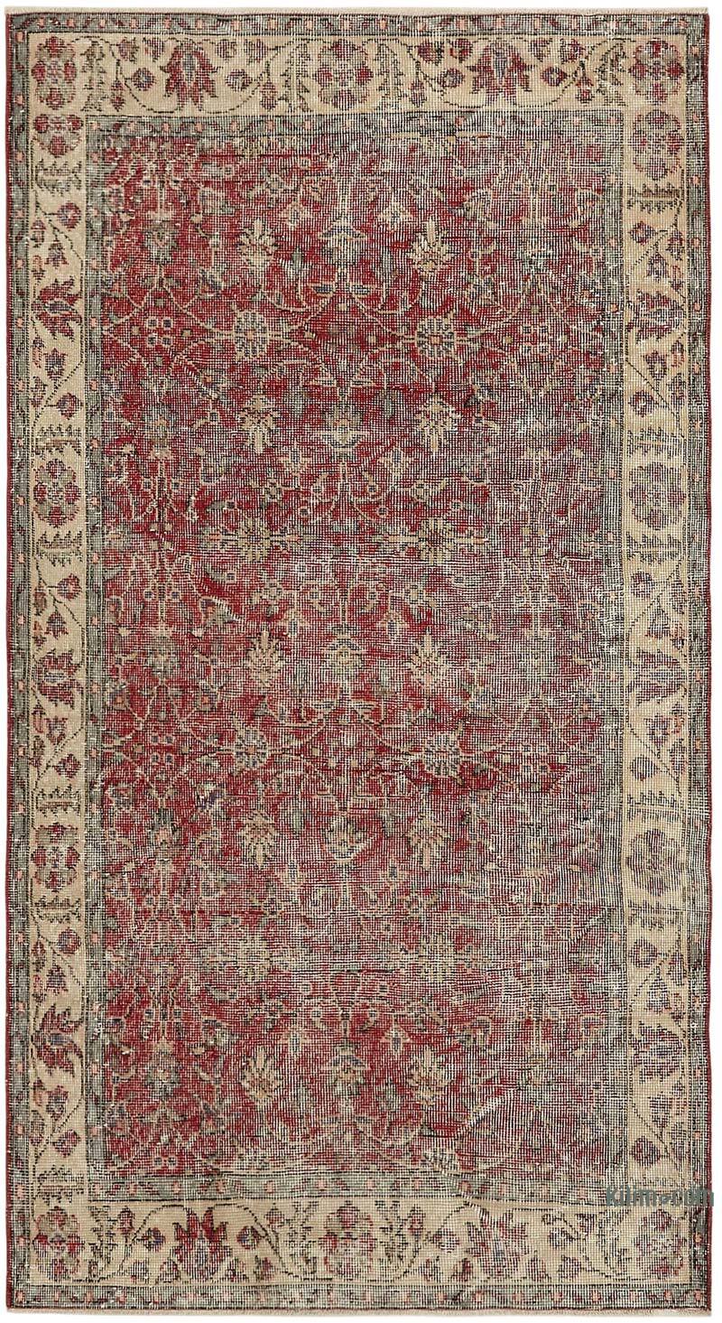 El Dokuma Vintage Halı - 116 cm x 211 cm - K0082705
