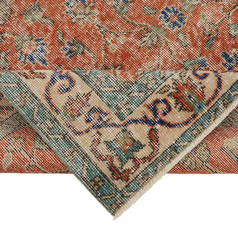El Dokuma Vintage Halı - 124 cm x 200 cm - K0082707