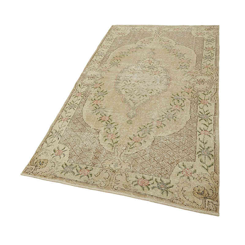 El Dokuma Vintage Halı - 112 cm x 208 cm - K0082710