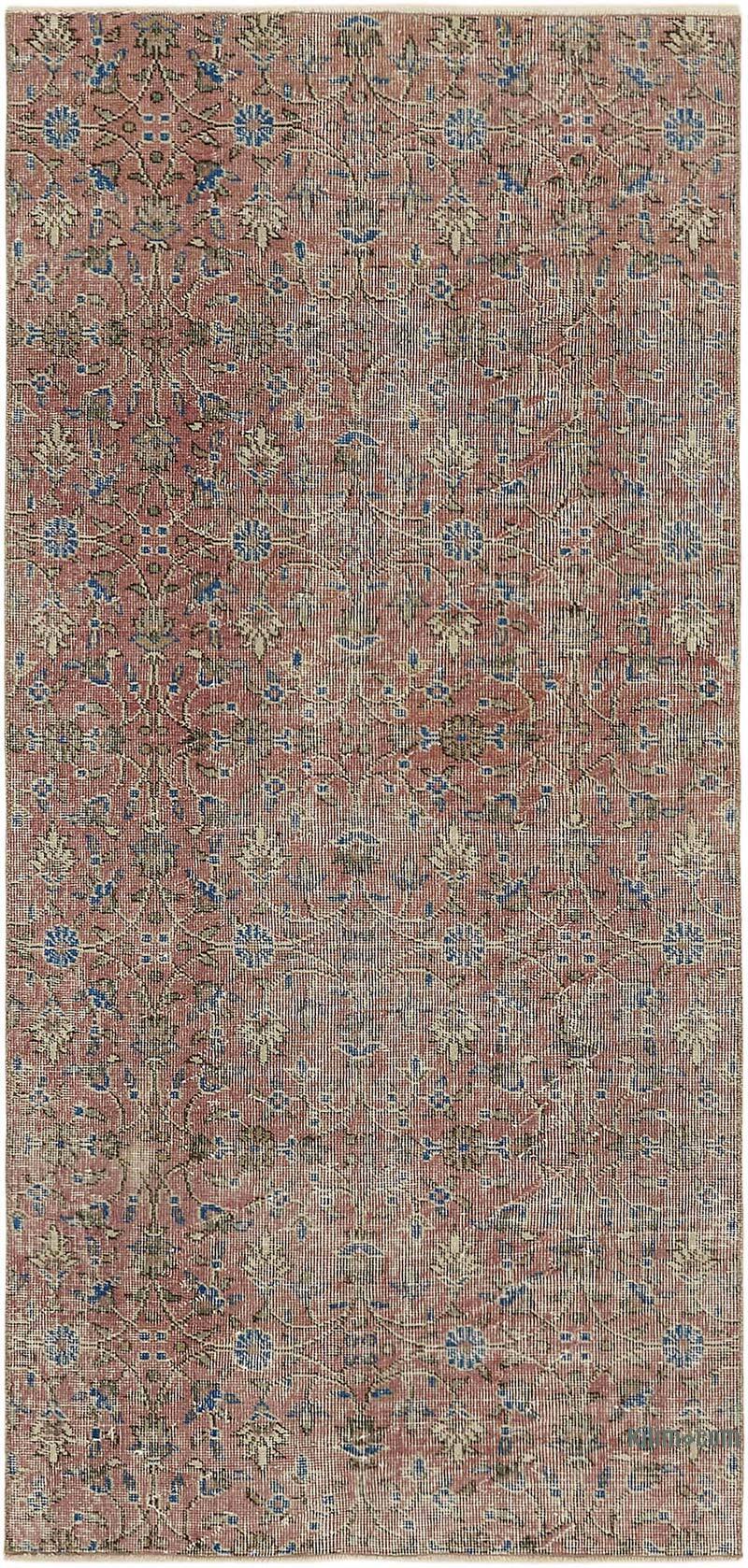 El Dokuma Vintage Halı - 101 cm x 210 cm - K0082711