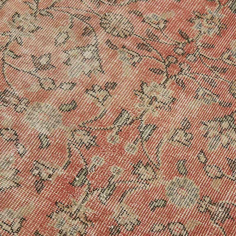 Alfombra Vintage Turca Anudada a Mano - 107 cm x 196 cm - K0082712