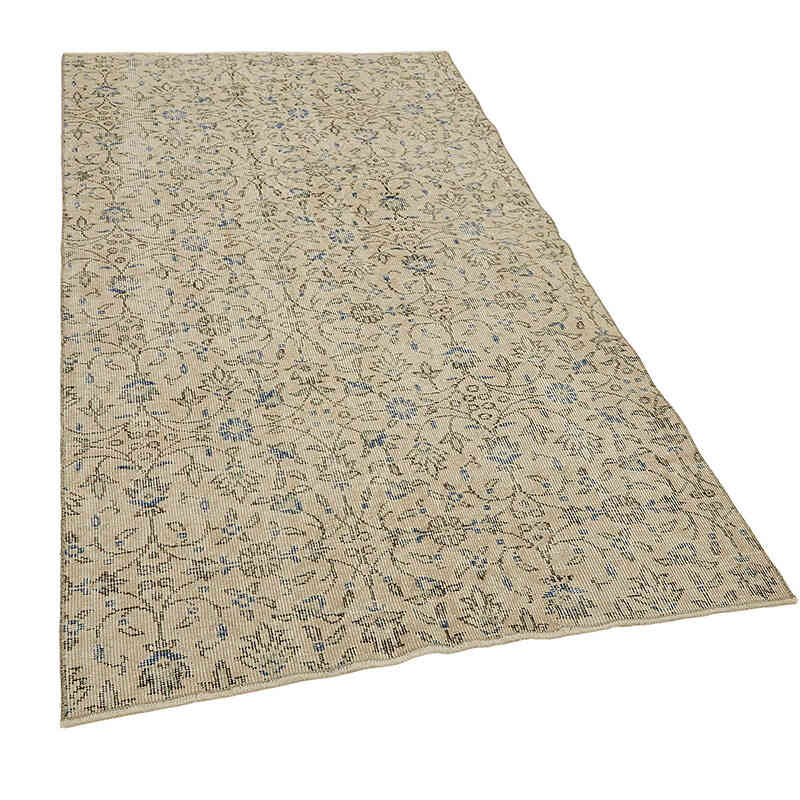 Vintage Turkish Hand-Knotted Rug - 3' 10" x 6' 8" (46" x 80") - K0082715