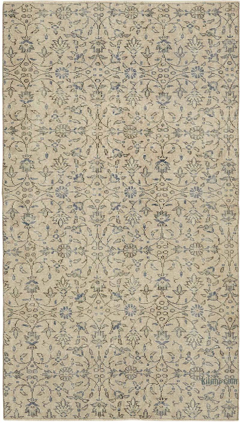 Vintage Turkish Hand-Knotted Rug - 3' 10" x 6' 8" (46" x 80") - K0082715