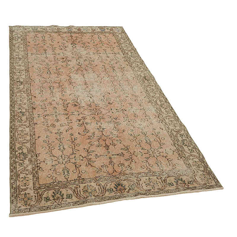 El Dokuma Vintage Halı - 111 cm x 202 cm - K0082716