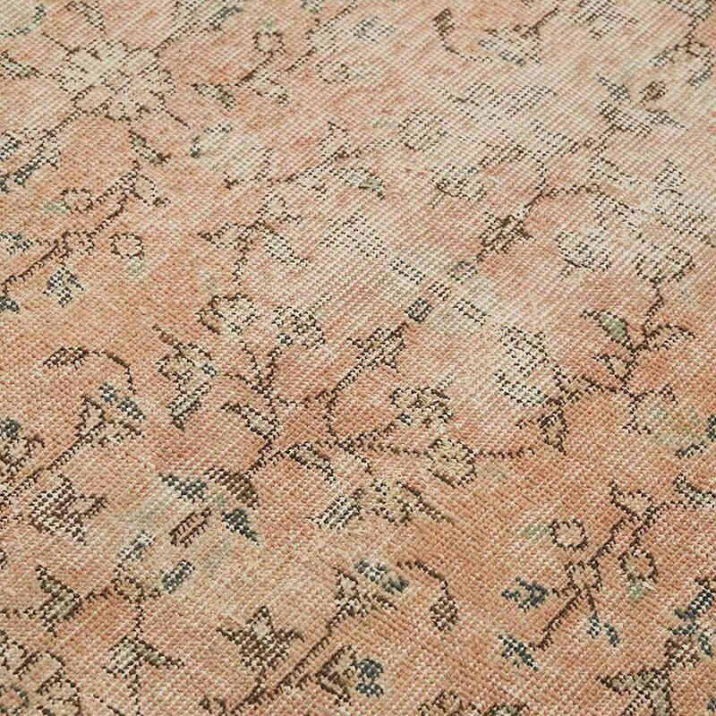 El Dokuma Vintage Halı - 111 cm x 202 cm - K0082716