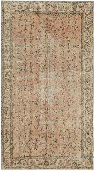 El Dokuma Vintage Halı - 111 cm x 202 cm