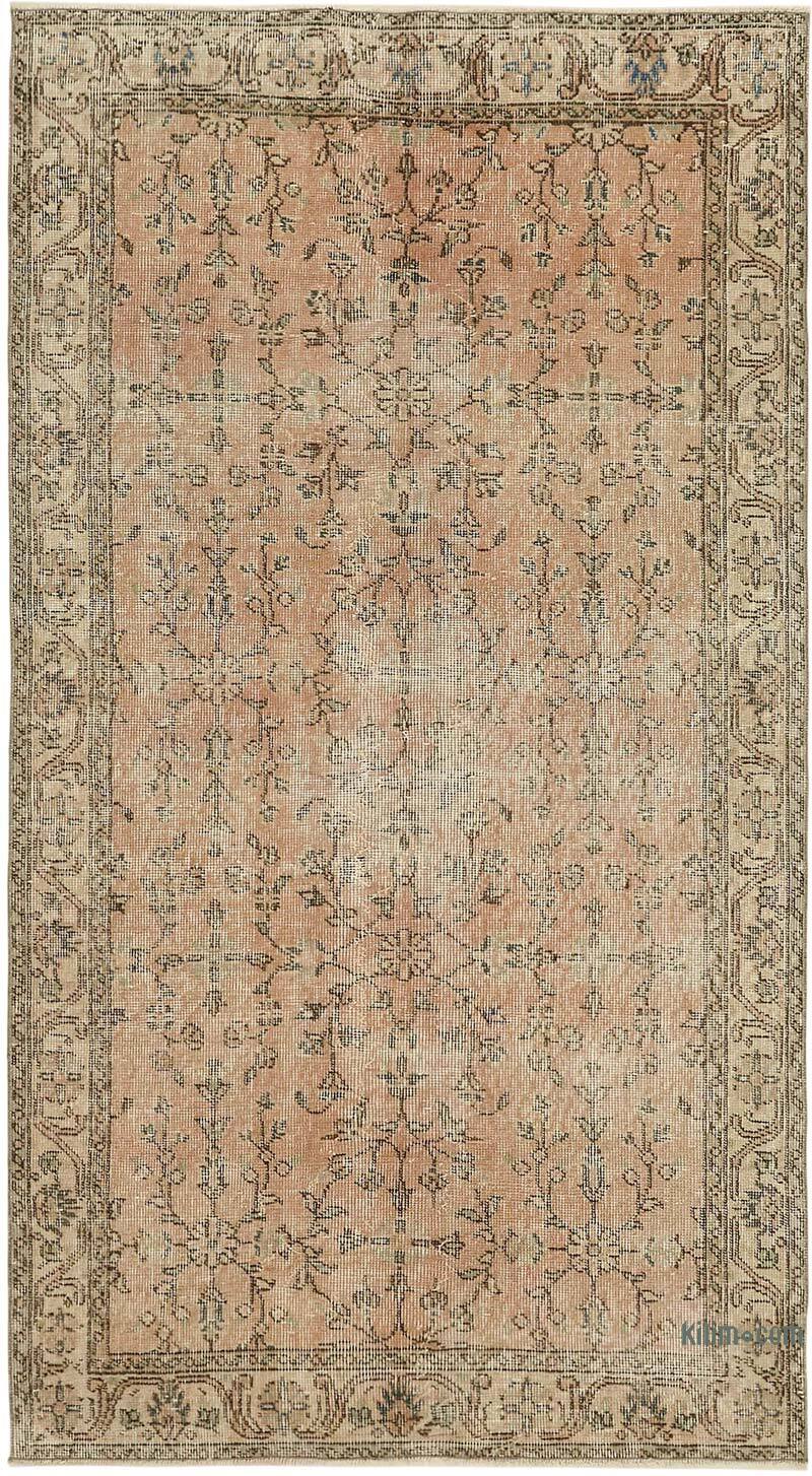 El Dokuma Vintage Halı - 111 cm x 202 cm - K0082716