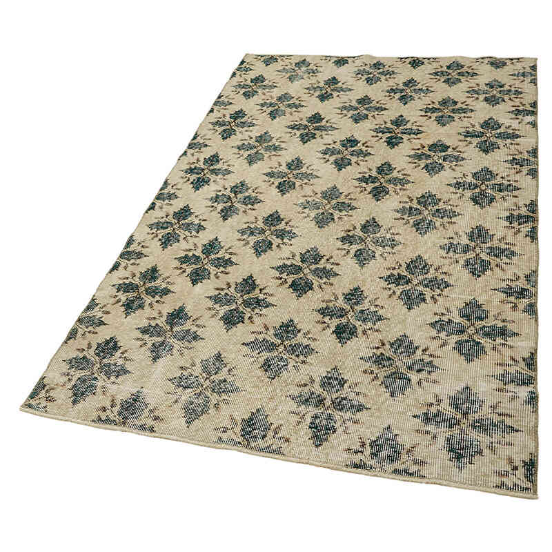 El Dokuma Vintage Halı - 116 cm x 194 cm - K0082717