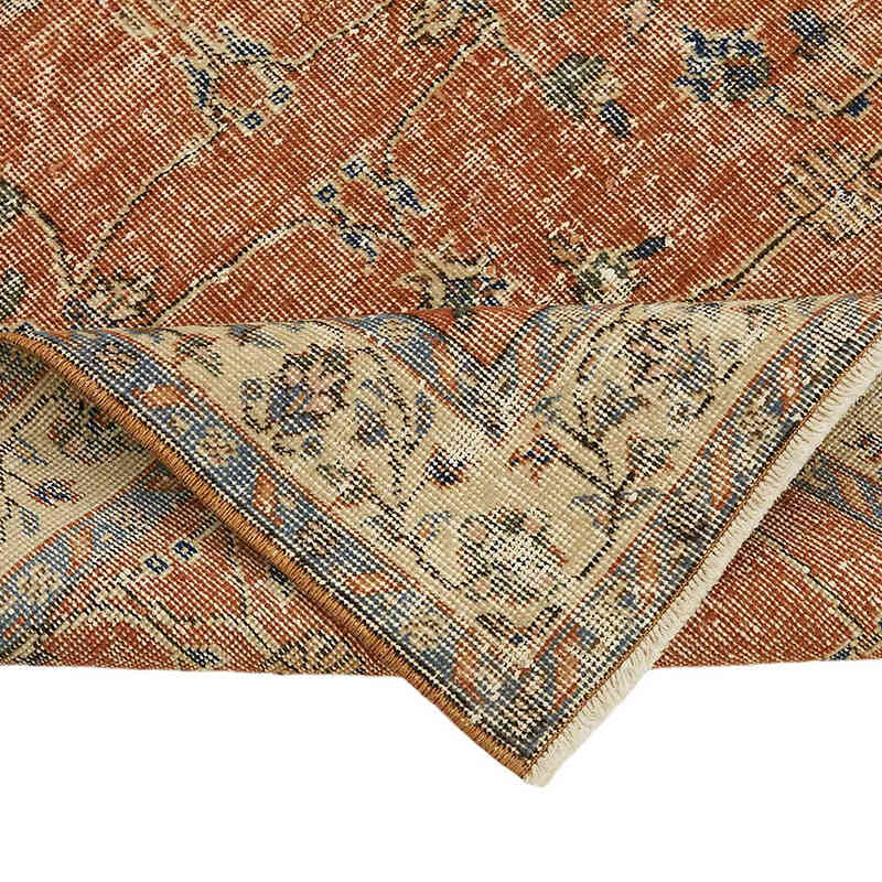 Alfombra Vintage Turca Anudada a Mano - 110 cm x 197 cm - K0082719
