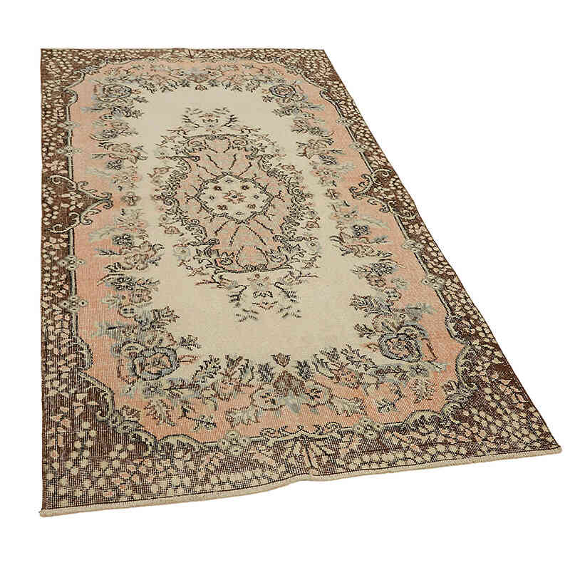 Vintage Turkish Hand-Knotted Rug - 3' 11" x 6' 11" (47" x 83") - K0082720