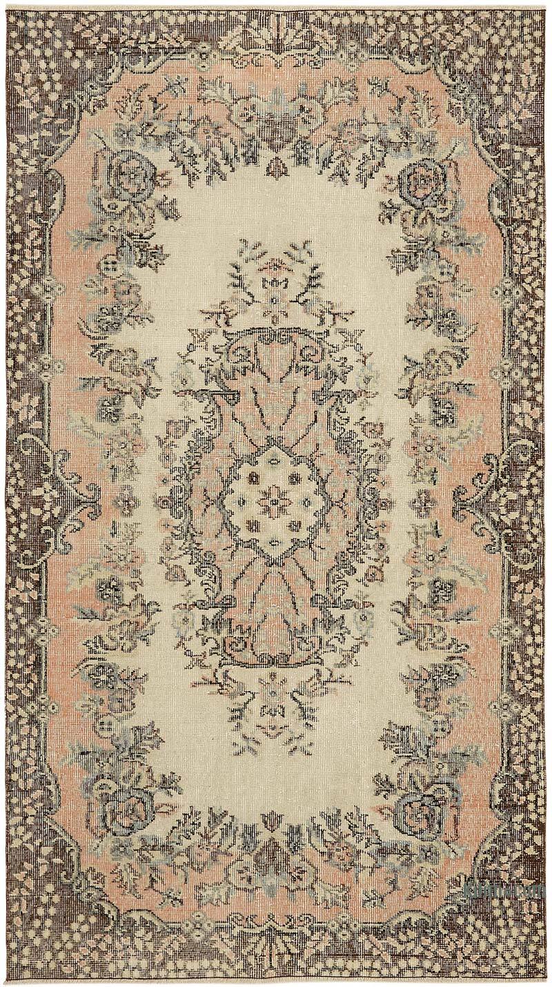Vintage Turkish Hand-Knotted Rug - 3' 11" x 6' 11" (47" x 83") - K0082720