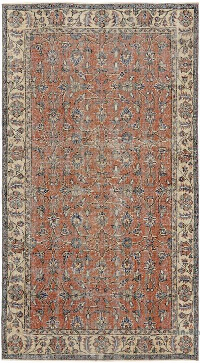 Vintage Turkish Hand-Knotted Rug - 3' 8" x 6' 9" (44" x 81")