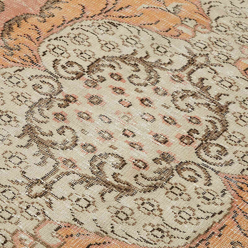 Alfombra Vintage Turca Anudada a Mano - 142 cm x 197 cm - K0082722