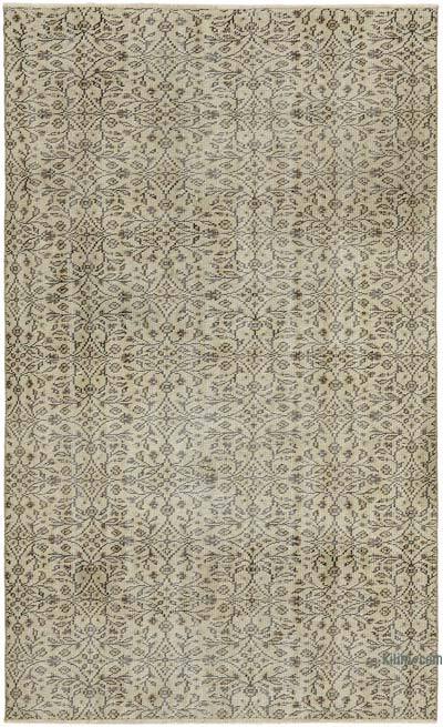 Vintage Turkish Hand-Knotted Rug - 4' 6" x 7' 4" (54" x 88")