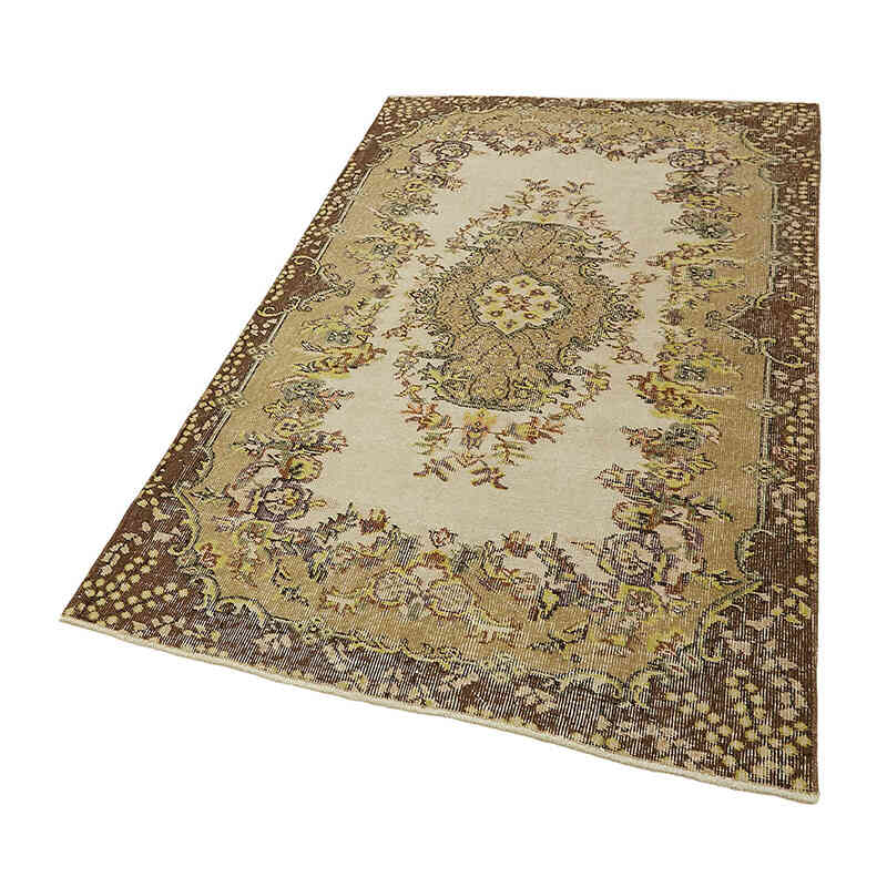El Dokuma Vintage Halı - 118 cm x 201 cm - K0082726